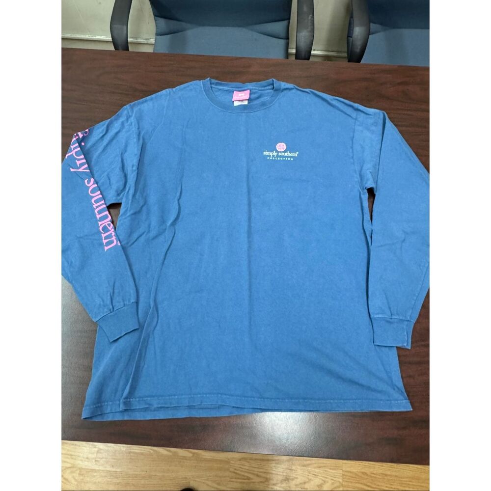 Simply Southern Tomato Sandwich Graphic Long Sleeve Shirt Size X-Large